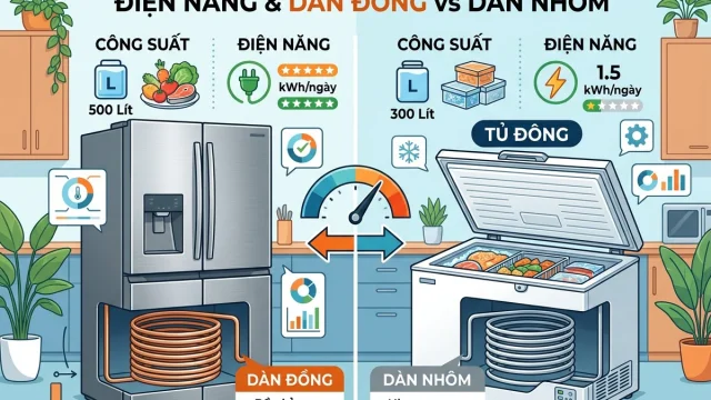 Chọn Tủ Lạnh, Tủ Đông Chuẩn Không Cần Chỉnh: Kinh Nghiệm Thực Tế Từ Thợ Điện Lạnh