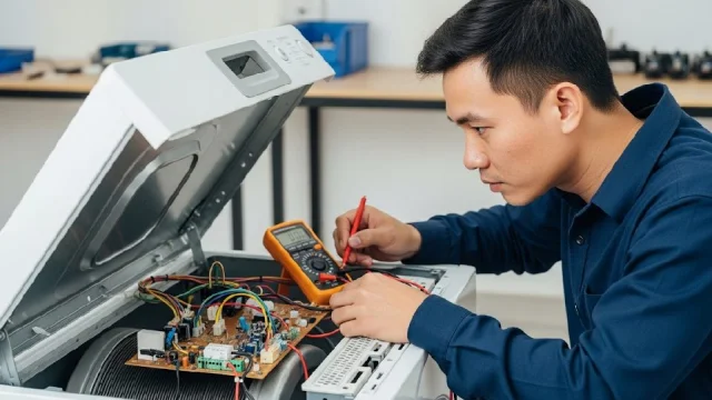 Máy Sấy Quần Áo Hỏng Vặt? Tự Sửa Ngay 6 Lỗi Phổ Biến Này Mà Chẳng Cần Gọi Thợ!