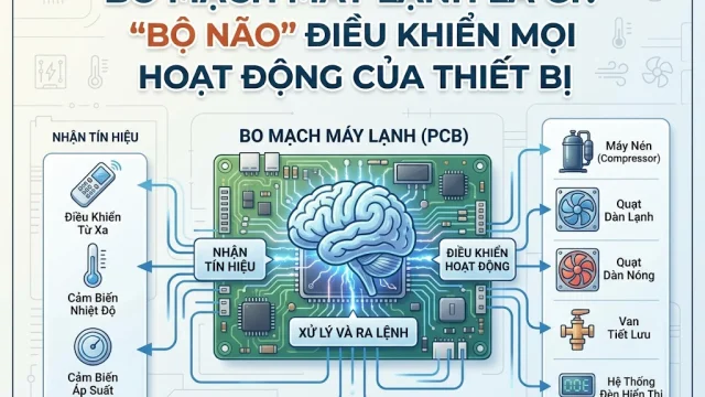 Bo Mạch Máy Lạnh Là Gì? Giải Mã 'Chết Bo' Và Chi Phí Sửa Chữa Từ Thợ Điện Lạnh