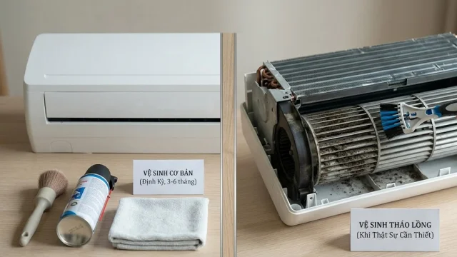 Cách vệ sinh máy lạnh