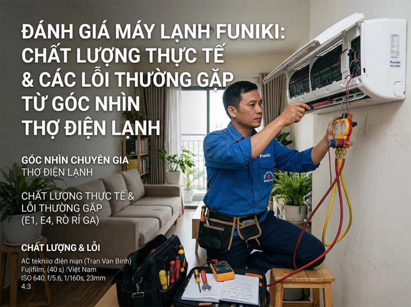 Đánh Giá Máy Lạnh Funiki: Chất Lượng Thực Tế & Các Lỗi Thường Gặp