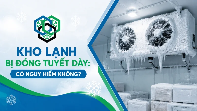 Kho lạnh bị đóng tuyết dày: Có nguy hiểm không? Nguyên nhân và cách xử lý