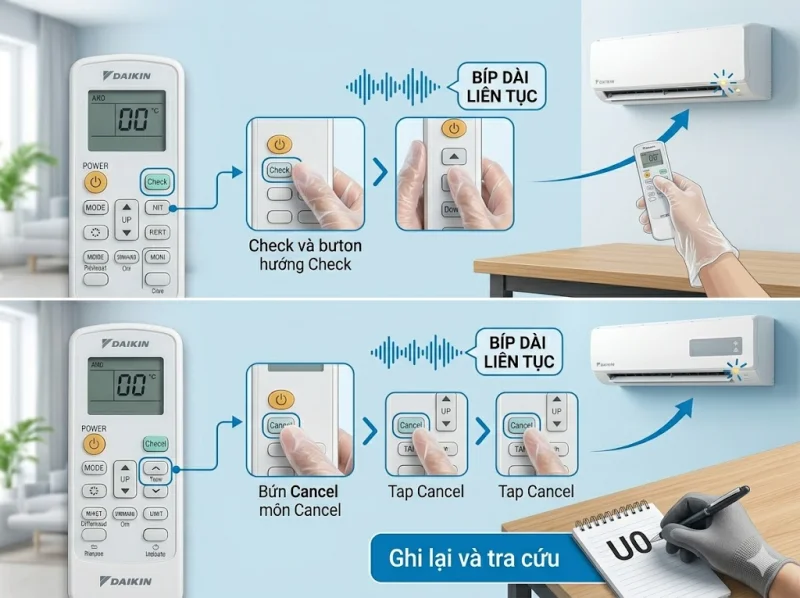 Mã Lỗi Máy Lạnh Daikin Thường Gặp: Hướng Dẫn Chi Tiết Từ Thợ
