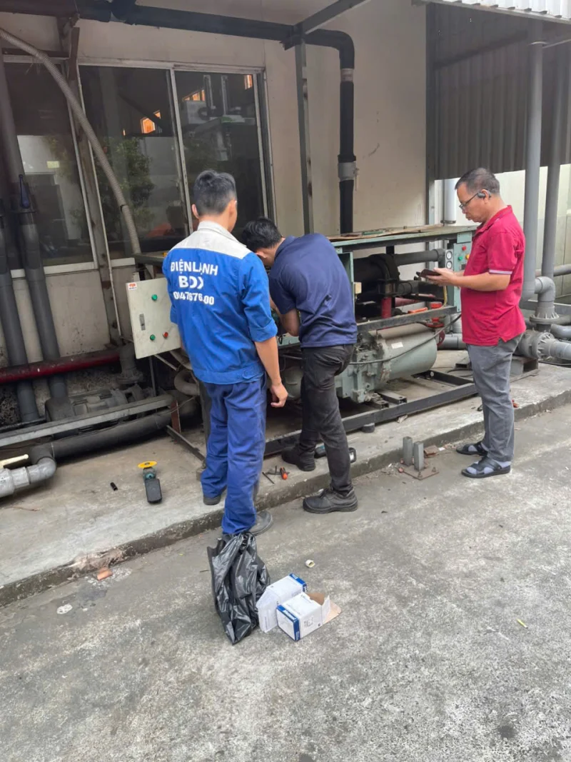 Case Study: Sửa Hệ Thống Chiller Thành Công Cho Nhà Máy Tại KCN VSIP Bình Dương