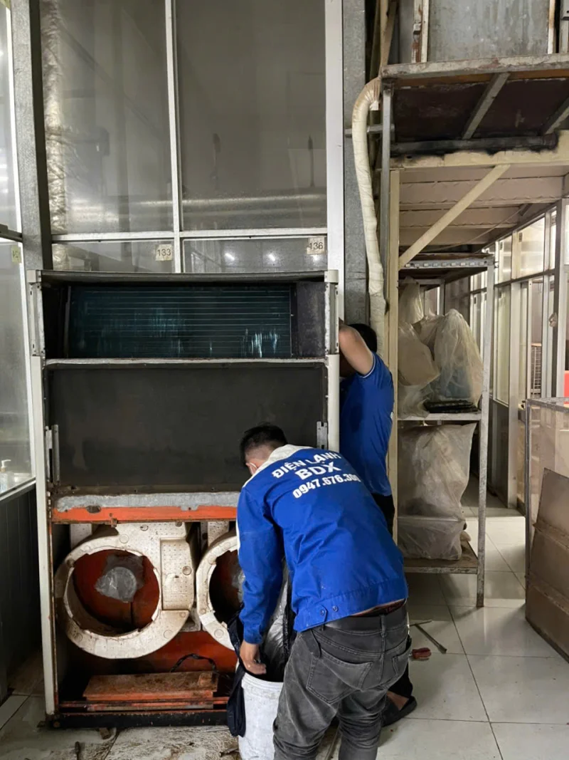Máy Lạnh Tủ Đứng Công Suất Lớn: Ứng Dụng Và Cách Bảo Trì Hiệu Quả Cho Nhà Xưởng