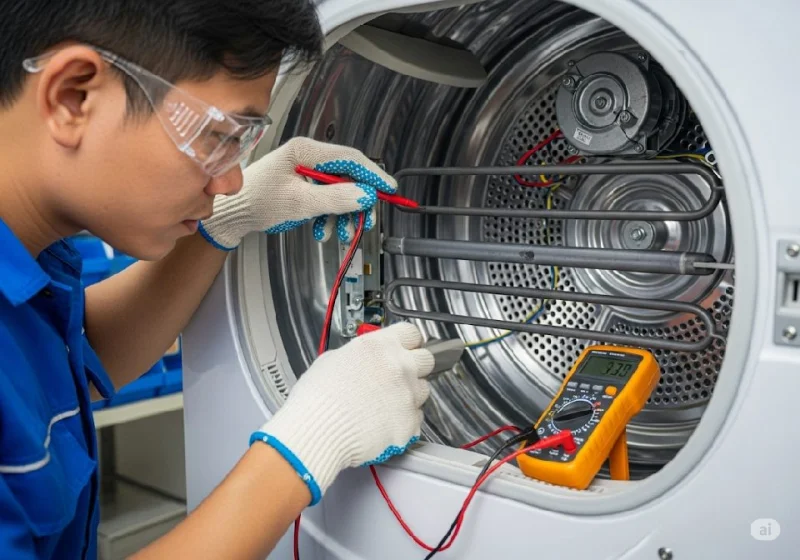 Máy Sấy Quần Áo Hỏng Vặt? Tự Sửa Ngay 6 Lỗi Phổ Biến Này Mà Chẳng Cần Gọi Thợ!